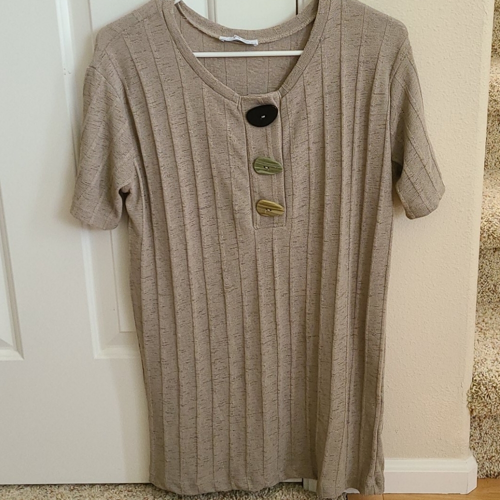 Zara womens loose shirt / swim suit cover up